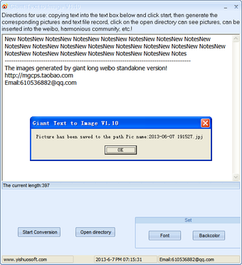 Image 0 pour Giant Text2Image