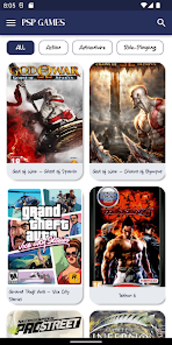 Image 0 pour All Games PSP download