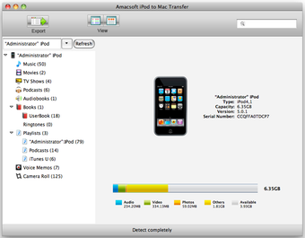 Amacsoft iPod to Mac Tran…的第0张图片