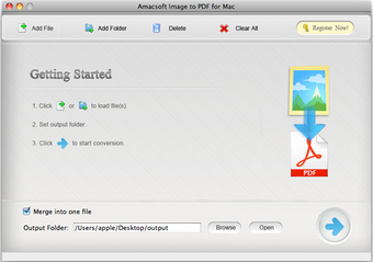 Amacsoft Image to PDF for Mac