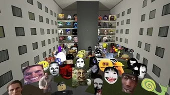 Obraz 0 dla Nextbot In Backrooms Shoo…