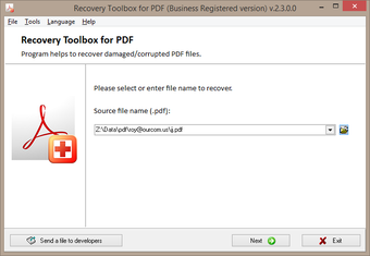 Bild 0 für Recovery Toolbox for PDF