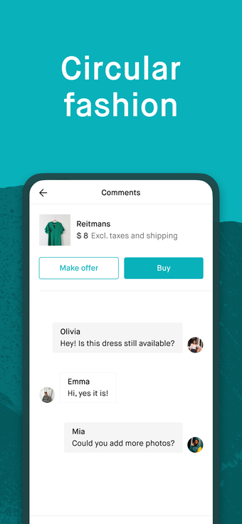 Bild 0 für Vinted: sell  buy clothin…