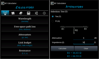 RF Calculator