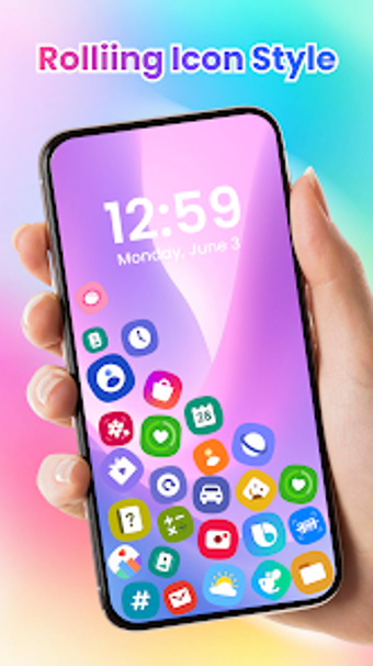 Immagine 0 per Rolling Icon: Custom App …