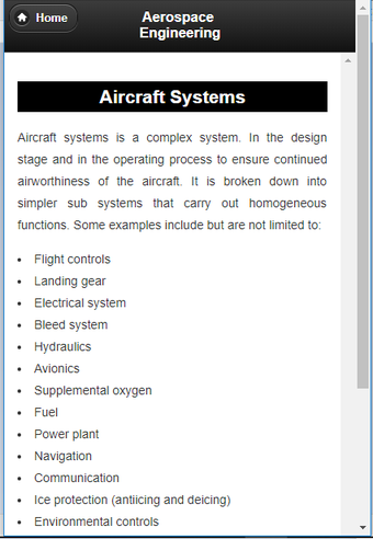 Basic Aerospace Engineering