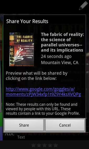 Image 0 pour Google Goggles