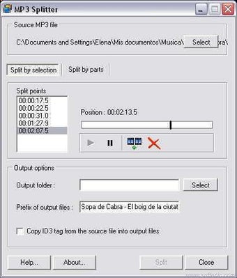 Obraz 0 dla MP3 Splitter