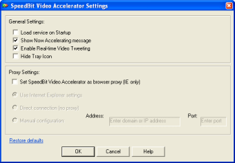 Speedbit Video Accelerator