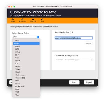 Image 3 for CubexSoft PST Wizard