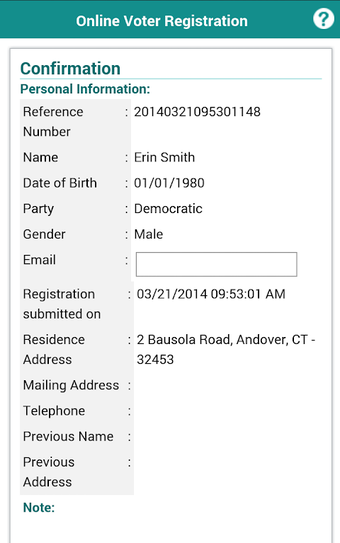 CT Voter Registration的第0张图片