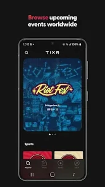 Obraz 0 dla Tixr: Live Event Tickets