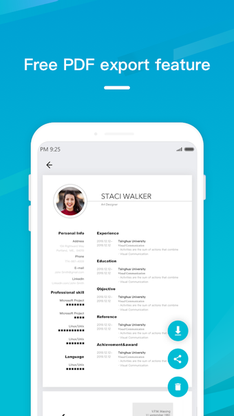 Immagine 0 per Resume Master-Create prof…