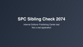 Obraz 0 dla SPC Sibling Check 2074
