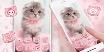 Cute Cat Live Launcher Theme 3D Wallpapers