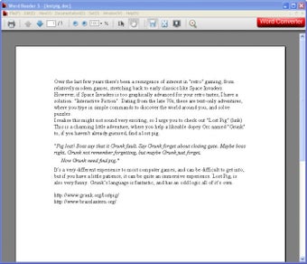 Immagine 1 per Word Reader
