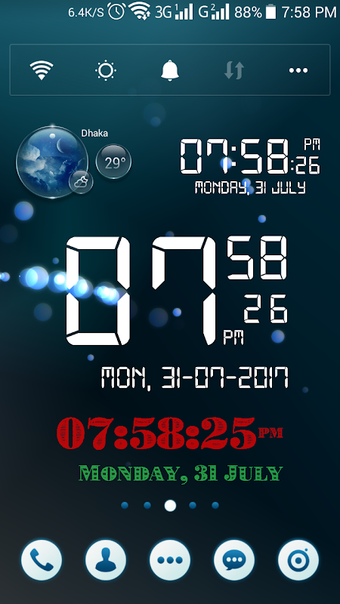 True Digital Clock