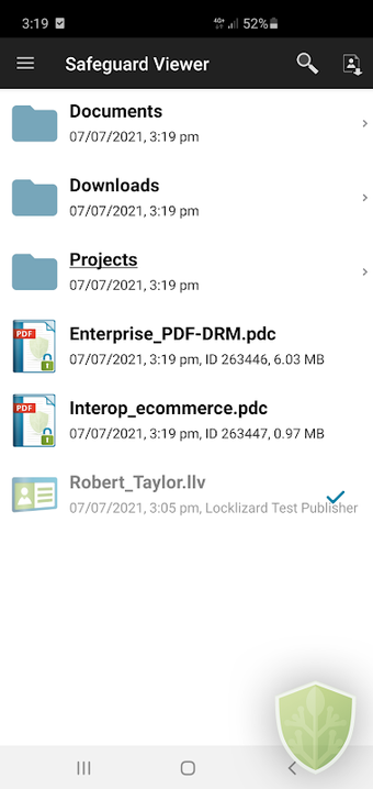 Imagen 0 para Locklizard Safeguard View…