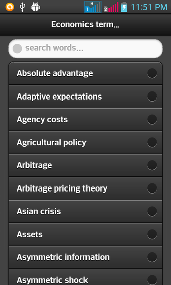 Image 0 pour Economics Terms Dictionar…