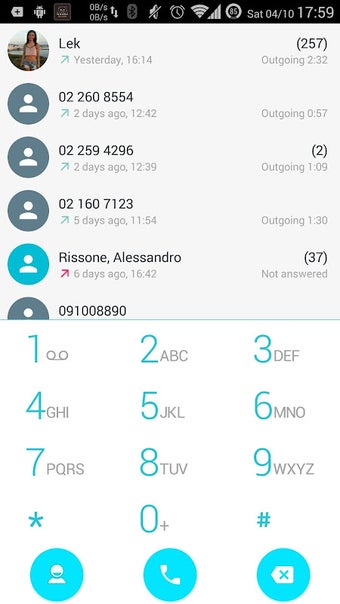 Immagine 0 per Dialer Theme Droid L Whit…