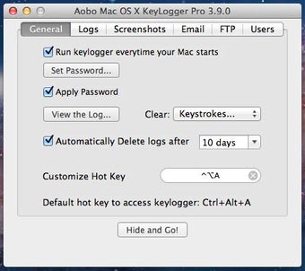 Bild 0 für Aobo Keylogger for Mac St…