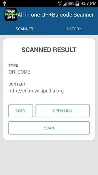 All in one QR + Barcode Scanner