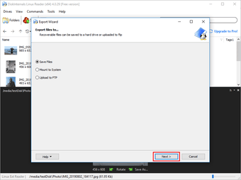 Bild 1 für DiskInternals Linux Reade…