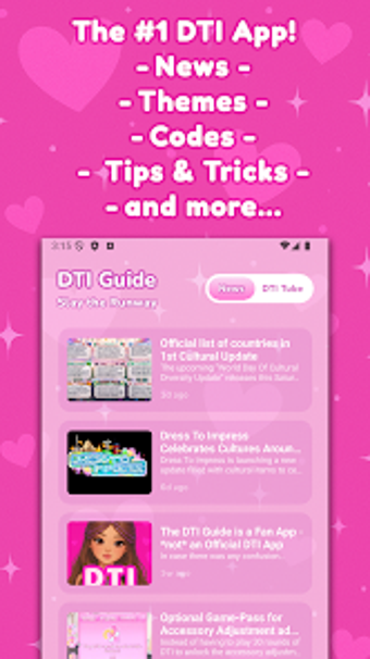 Image 0 pour DTI Guide: Codes Themes N…