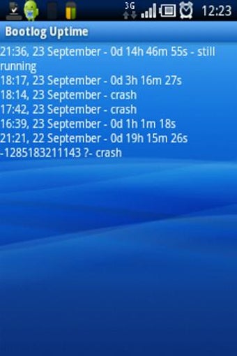 Bootlog Uptimeの画像0