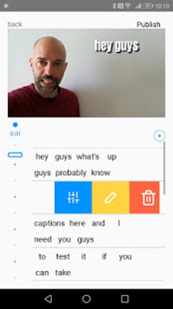 Image 1 for AutoCap - automatic video…