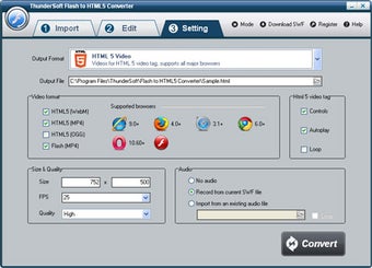 Free Flash to HTML5 Conve…の画像3