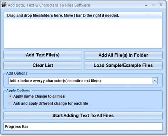 Image 0 for Add Data, Text & Characte…