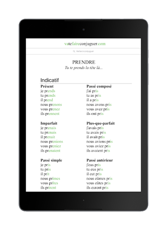 Obraz 0 dla Conjugation Vatefaireconj…