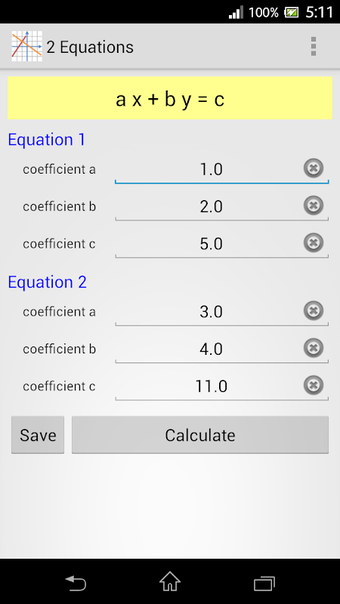 Linear Equations