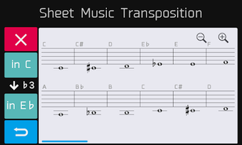 Bild 0 für Sheet Music Transposition