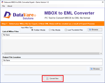 Bild 0 für DataVare MBOX to EML Conv…