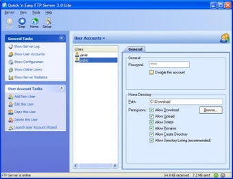 Image 1 pour Quick and Easy FTP Server