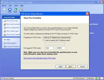 Quick and Easy FTP Server