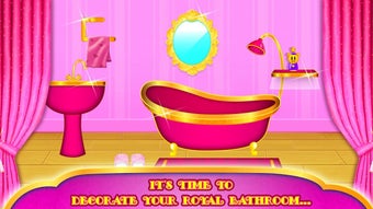 Princess Bathroom Decor : Cleaning Time