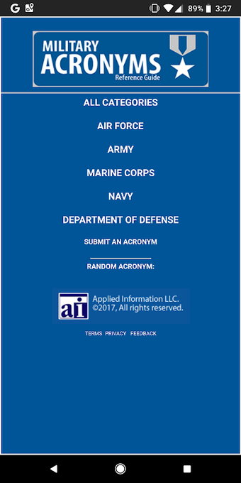 Image 0 for Military Acronym Referenc…