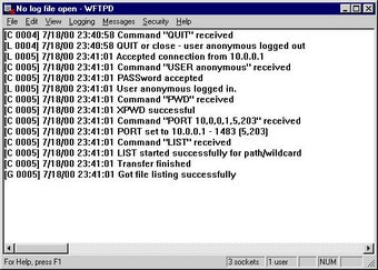 Image 0 for WFTPD Server