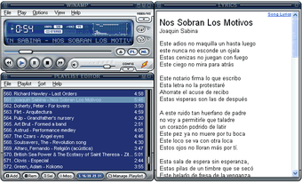 Obraz 0 dla Lyrics Plugin for Winamp