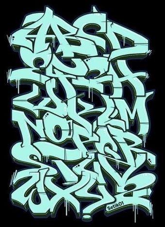 lettering graffiti