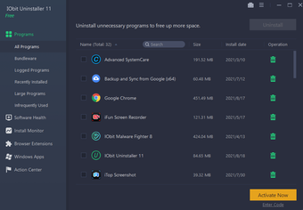 IObit Uninstallerの画像11