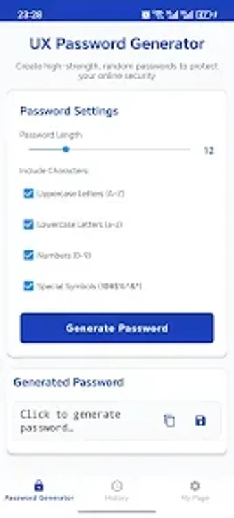 Bild 0 für UX Password Generator