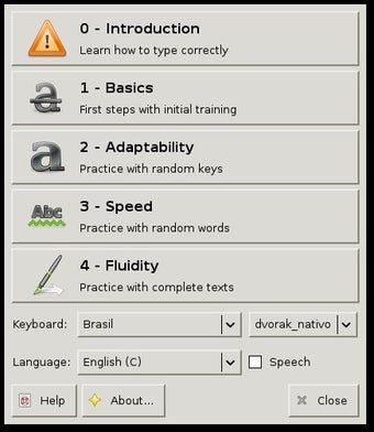 Image 2 pour Klavaro Touch Typing Tuto…