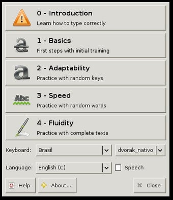 Image 1 pour Klavaro Touch Typing Tuto…