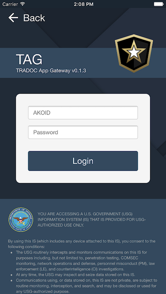 Image 0 pour TRADOC App Gateway