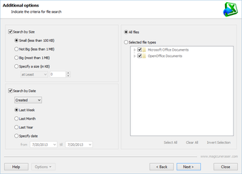 Magic Excel Recovery Screen Captures 1