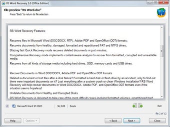Bild 0 für RS Word Recovery